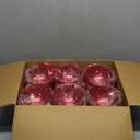 Weysat Extra Large Christmas Hanging Ornaments Oversized Plastic Balls for Outside Lawn Yard Tree Hanging Decorations(6 Inch)