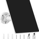 5W Solar Panel for Security Camera, Solar Panel with Built-in 8000mAh Battery for All Micro USB & USB-C Port Outdoor Security Cameras, Camera Solar Charger with 10Ft Cable & IP65 Waterproof