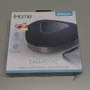 iHome Conference Speaker and Microphone, USB and Bluetooth Speakerphone with 3 Noise Cancelling Microphones for Home Office, Compatible with Mac, Windows, iOS, and Android