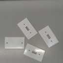 Gadpiparty 4pcs Toggle Switch Cover Protective Wall Plate PC Plastic Single Switch Panel Guard for Home