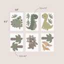 Dinosaur Wall Decals - Easy-to-Apply & Removable Wall Stickers: Transform Your Toddlers Bedroom with Durable, Vibrant Peel-and-Stick Wall Decor  Stickers for Kids