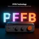 Fosi Audio BT20A MAX Stereo Power Amplifier, 300W x 2 Hi-Fi Audio Amp with PFFB Technology, LDAC Bluetooth 6.0, Dual Independent Power Supply, Remote Control, Perfect for 2.1 Systems & Home Audio