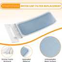 AMI PARTS W10717210 W11522758 Dryer Lint Filter Case Screen Replacement Parts Fit for whirl-pool, ken-more - Repalce 348846, 348851, 689465, 8557857, 8557882, 8558463, 8559787, 8565972, etc