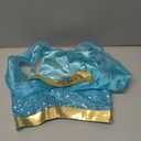 Arabian Princess Costume for Toddler Girls - with Sequin Small bag, Headband, 6-7Y