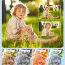 Digital Camera, Camkory FHD 1080P Kids Camera 44MP Point and Shoot Digital Cameras with 32GB SD Card, 16X Zoom, Two Batteries, Lanyard, Compact Small Camera for Kids Boys Girls (Black)