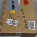 ErGear Freestanding Dual Monitor Stand for 2 Screens up to 32 inch, Heavy Duty Monitor Mount Holds Max 17.6 lbs per Arm, Height Adjustable Computer Monitor Stand for Desk, VESA 75x75/ 100x100mm, Black