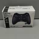 msi Force GC30V2 Wireless Gaming Controller, Dual Vibration Motors, Dual Connection Modes, Interchangable D-Pads, Compatible with PC & Android, Black