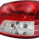 Silscvtt Rear Brake Tail Lights Assembly Replacement for Toyota Yaris Sedan 2007-2012 RH Passenger Side Tail Lamps 8155152600, TO2819133