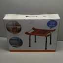 Teak Shower Bench Stool Chair Seat for Inside Shower Bath Sauna, for Elderly and Disabled