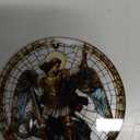 Archangel Michael Christmas Ornaments, 3" Stained Glass Christmas Decor, Christmas Tree Ornaments, Gifts for Men, Unique Gift Idea, Perfect for Holiday Party, Tree, Window, Home Decor