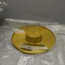 Wenqik Gold Cake Stand 16 Inch Round Metal Cupcake Dessert Wedding Cake Stand Cookies Display Holder with Modern Design Fruit Serving Tray for Table Wedding Birthday Anniversary Party