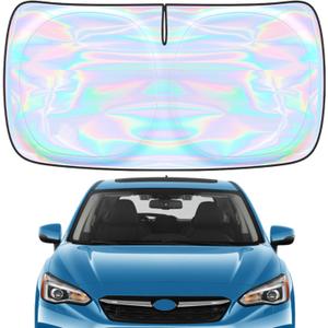 for Subaru Impreza 2015-2024 2025 Windshield Sun Shade Cover - Custom Fit Subaru Impreza Sunshade Foldable Front Window Sunshade Sun Visor Protector Block UV Rays Keep Your Car Cooler Car Accessories