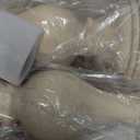 Seealle Farmhouse Table Lamps Set of 2 - Rustic Lamp for Bedroom Living Room, 22" Boho Bedside Lamps for Night Stands End Table Office Desk Lamp Nightstand Clearance with Linen Shades(Antique White)