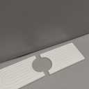 Quick Drying Stone Faucet Mat for Kitchen Sink - Diatomite Sink Mat Absorbing Stone Tray for Bathroom Counter, Sink Faucet Splash Guard Water Protector Matt for Kitchen Counter(White, 14" x 3.9")