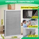  Air Filter, MERV-11 Rated Electrostatic Filter, Washable and Reusable Furnace Filter, Lifetime Durable, 2-Pack,(Actual Size: 15.50 x 24.50 x 0.75 inches)