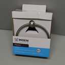 Moen Preston Collection Spot Resist Brushed Nickel 7-inch Bathroom Hand Towel Ring, Wall Mounted Hanger, DN8486BN