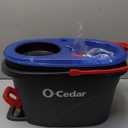 O-Cedar RinseClean Spin Mop & Bucket System | Clean with Clean Water | Removes 99% of Bacteria (Rinseclean Spin Mop & Bucket)