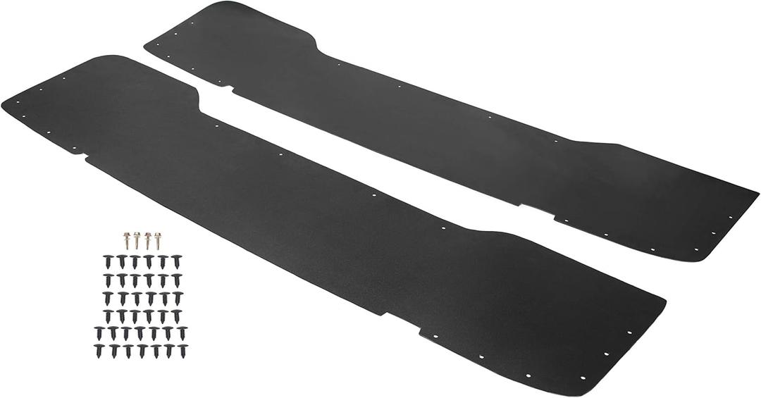 ECOTRIC Bed Inner Fender Liner Set Compatible with 1999-2010 Ford F350 F450 Dually Pickup Truck Rear Left & Right/Driver & Passenger Side
