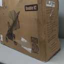 Strolee Lightweight Double Side by Side Stroller - 22 Lbs, 9.5" Compact Fold, Twin Nap Ready Seating, No Rethread Harness, Magnetic Buckle & Ultra Plush Seat 60Lb Max Per Seat- (v2 Black)