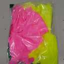 Mega-L Glow in The Dark Party Supplies, 2 Pcs Inflatable Neon Balloons Suit  Fluorescent Green Photo Frame Balloon and Fluorescent Fuchsia Crown Balloon, Perfect for Neon Party, Birthday, Wedding
