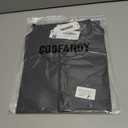 COOFANDY Mens Short Sleeve Button Down Shirts Casual Dress Shirt Untucked Shirts with Pocket (L)