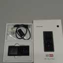 64GB MP3 Player with Bluetooth 5.2, AiMoonsa Music Player with Built-in HD Speaker, FM Radio, Voice Recorder, HiFi Sound, E-Book, Earphones Included (Black)