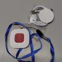 PILSAMAS WiFi Caregiver Call Button for Elderly at Home w App Notification, Elderly Monitoring, Caregiver Pager, Medical Alert Device for Seniors No Monthly Fee, Alert Button for Seniors at Home