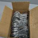 150 Pack - 2 3/8" Chain Link Fence Ties 9 Gauge Galvanized Steel Twist for Securing Fences on Farms/Ranches/Gardens