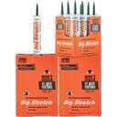 Sashco 10024 Big Stretch Caulk Pine Green 10.5-ounce