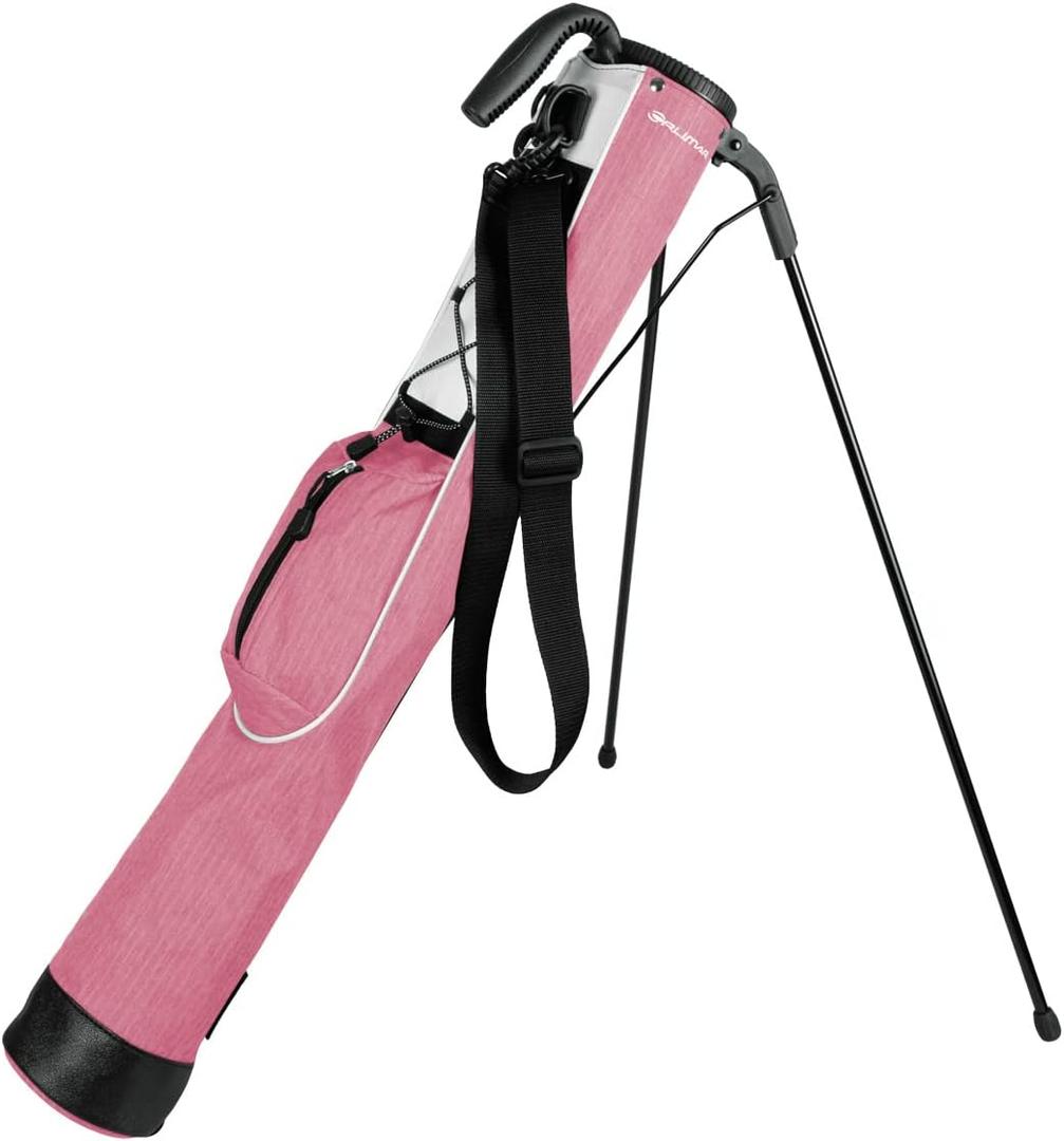 Orlimar Pitch n Putt Lightweight Sunday Golf Bag with Stand, Ultra-Light Carry Design, Two-Way Divider Top, Shoulder Strap, Compact Carry Golf Bag for Men & Women