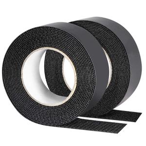 TORRAMI Self Adhesive Hook Loop Tape Roll 2 Inch Wide X 5 Yard Length Black,Double Sided Sticky Heavy Duty Fastener Strips