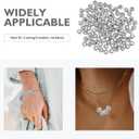 3 x EXCEART 100pcs Volleyball Beads for Jewelry Making | 15mm Acrylic Sports Beads with Big Hole for DIY Bracelet Necklace & Pen Making