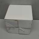 Nervure 100Pieces Pink and Gold Plastic Plates - 7.5inch Disposable Pink Salad/Dessert Plates - Heavy Duty Plastic Plate Ideal for Wedding & Party