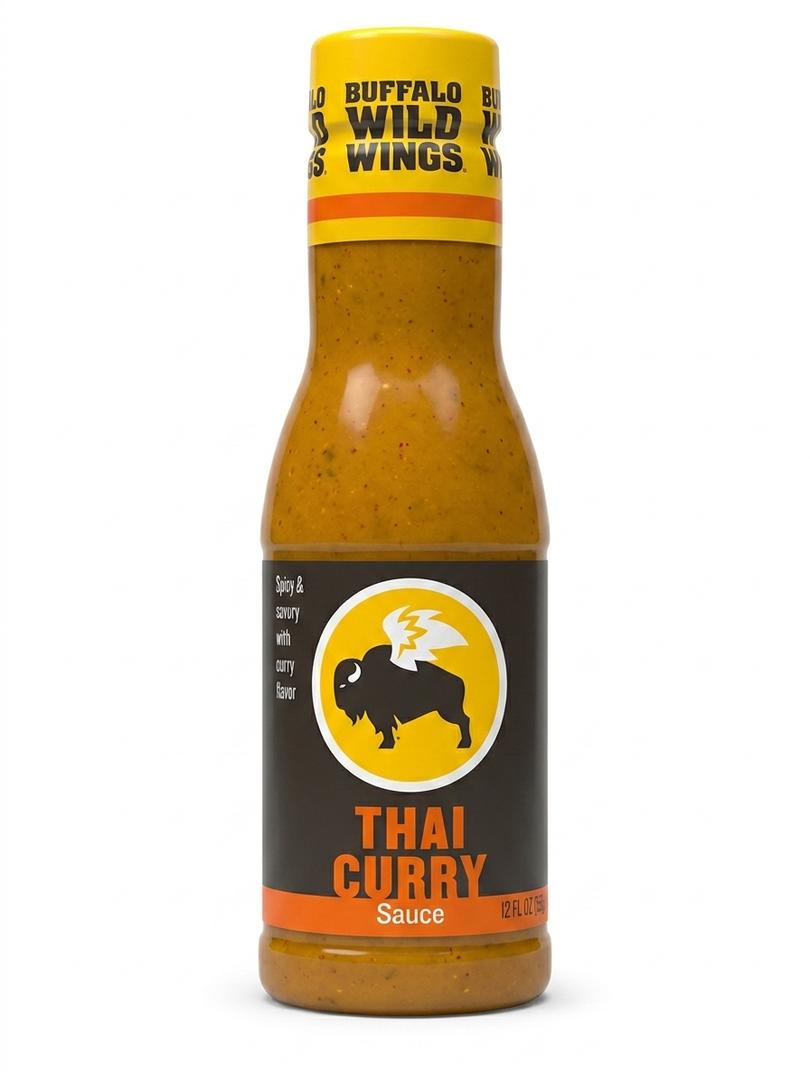 Buffalo Wild Wings, Thai Curry Sauce, 12 fl oz, BBD 01/16/2027