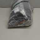 32 1680D Oxford Foldable Duffle Bag with 2 Wheels,110L to 140L Expandable Soft Sided Rolling Travel Bag,Black-Orange