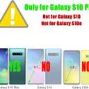 ZZXX for Samsung Galaxy S10 Plus Wallet Case with [RFID Blocking] Card Slot Stand Strong Magnetic Leather Flip Fold Protective Phone Case for Samsung Galaxy S10+ Case Wallet(Brown-6.4 inch)