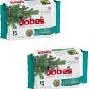 Jobe's 01611 15 Pack Evergreen Tree Fertilizer Spikes - Quantity 2 Packages