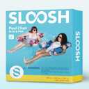 SLOOSH Inflatable Pool Floats Adult,2 Packs Floating Lounge Chairs,Blow up Pool Noodles for Adult Heavy Duty,Floating Chair for Party Summer Water Beach Lake Fun