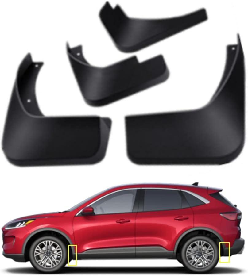 Mud Flaps Kit for 2024 Ford Escape 2020-2023 Mud Splash Guard Front and Rear 4-PC Set by TOPGRIL
