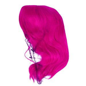 Short Curly Wig for Women Cosplay Wig Comfortable Daily Wear Halloween Parties Hot Pink