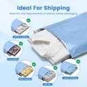 Metronic Poly Mailers 12x15.5 100 Pack, Medium Size Shipping Bags for Clothing, Strong Self-Seal Mailers Poly Bags Shipping Envelopes, Thick Mailing Bags Package Bags for Small Business, Light Blue