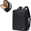 GOLF SUPAGS Stylish Laptop Backpack for Women Airline Approved Perfect for Work College and Travel Multi-Functional Casual Daypack Fits 15.6 Inch Notebook (Black)