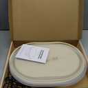 Heating Sourdough Bread Proofing Basket, 4L Electric Thermostatic Silicone Oval Banneton Proofing Bowl with 6 Timer & Temp Settings for Dough Rising, Dishwasher Safe, Foldable Sourdough Starter Bowl