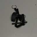 Set of 2 Studio Monitor Stands Desk Clamp Desktop Speaker Stands with Isolation Pads, Black