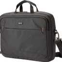Amazon Basics Laptop Carrying Case with Shoulder Strap, 17.3 in, Black, Travel Business Briefcase, 10-Pack