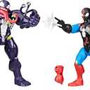 Spider-MAN Marvel MixMashers Venom vs. Venomized, Custom Action Figure & Accessories 2-Pack, 5-Inch-Scale Super Hero Toys for Kids Ages 4+