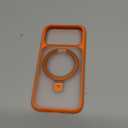 TORRAS for iPhone 17 Pro Case with Stand, Fit for MagSafe, 4X Military Drop Protection, Camera Control Button, Slim Soft Edge Phone Case for iPhone 17 Pro, Translucent Matte Cover 6.3", Bright Orange