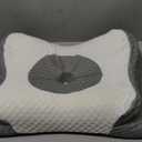 No More Aches Neck Pillow for Pain Relief, Adjustable Cervical Pillow for Neck Support with Armrest, Odorless Ergonomic Butterfly Memory Foam Pillows,Orthopedic Bed Pillow Side Back Stomach Sleeping (Grey)