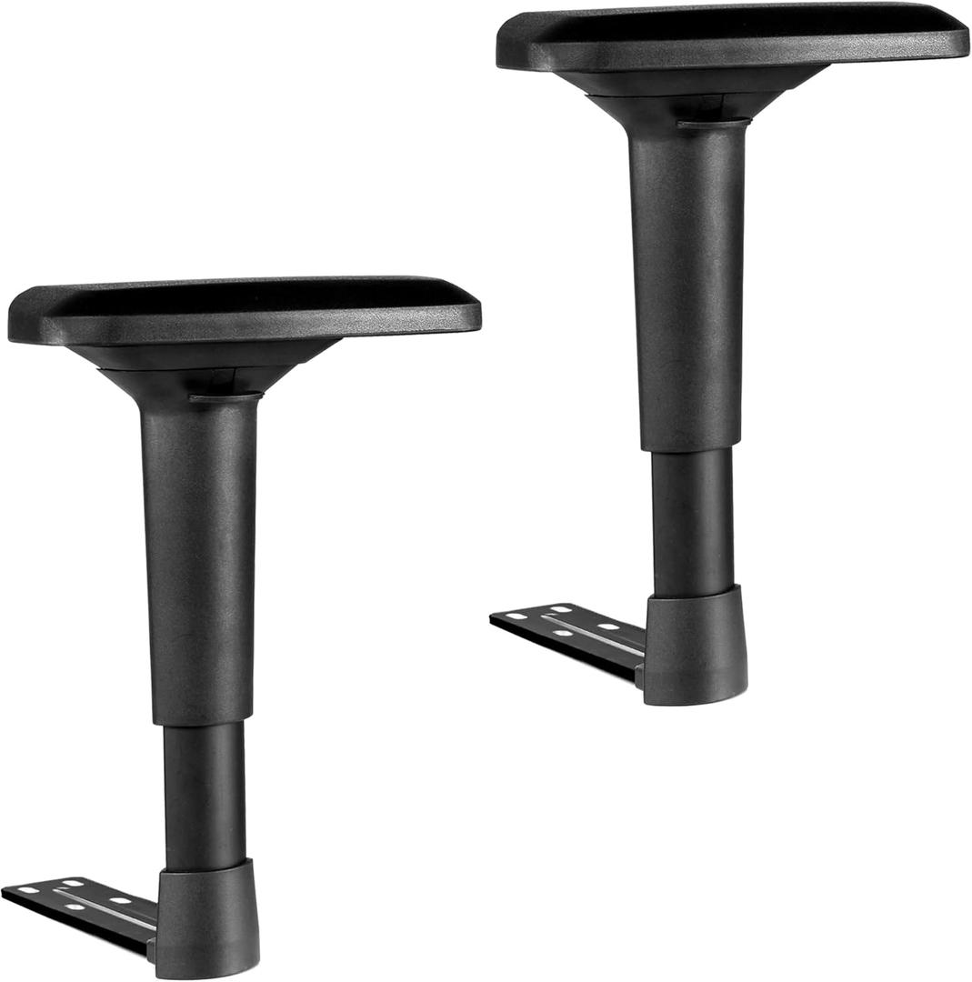 Frassie Height Adjustable Chair Armrest Pair Replacement, Gaming Boss Chair Arms Set (4D)