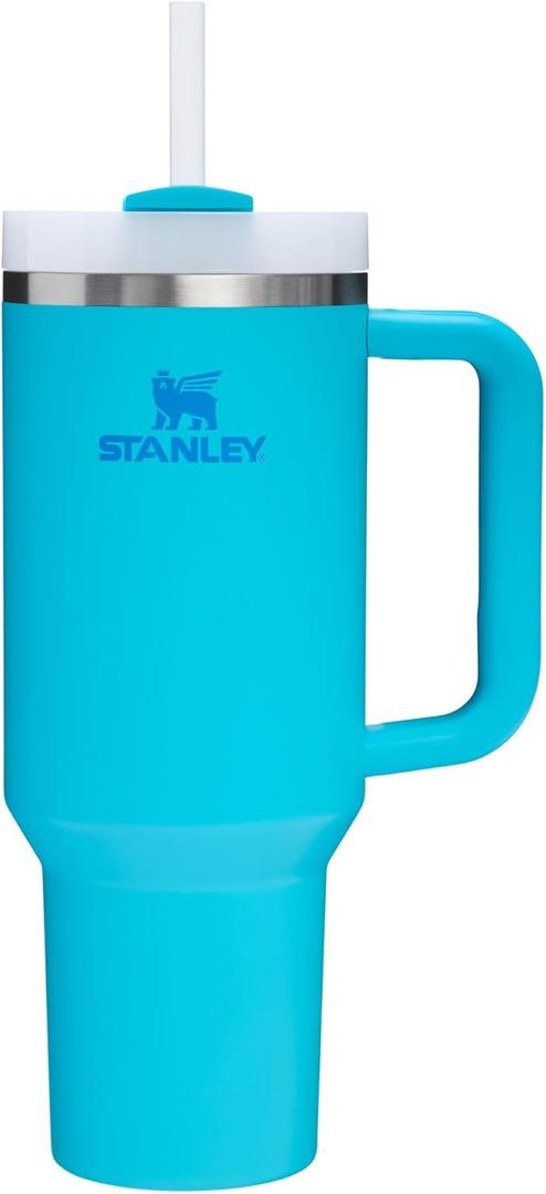 STANLEY Quencher H2.0 Tumbler with Handle and Straw 40 oz | Flowstate 3-Position Lid | Cup Holder Compatible for Travel | Insulated Stainless Steel Cup | BPA-Free | Splash